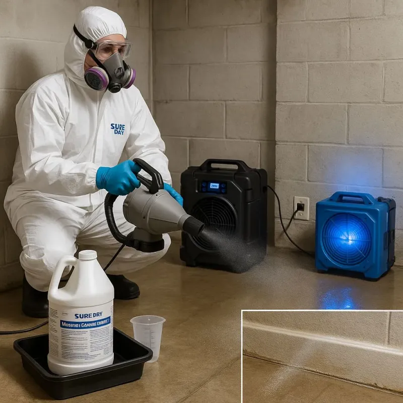 Sanitization and Odor Removal process in Salado, TX