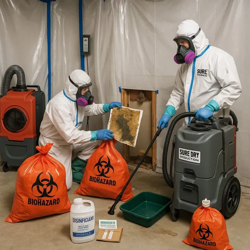 Contaminated Water Handling Protocols process in Salado, TX