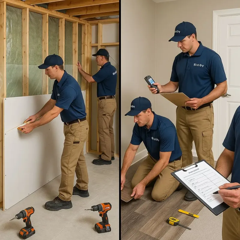 Repairs and Reconstruction process in Salado, TX